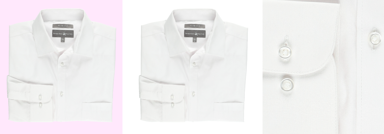 white products on a weißer Hintergrund