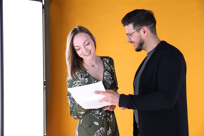 Anweisungen an ein Model geben