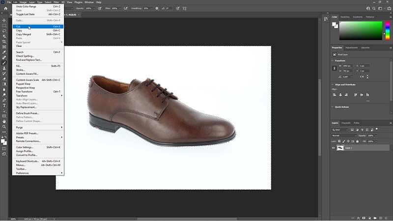 Wie man den Hintergrund eines Produktbilds entfernt