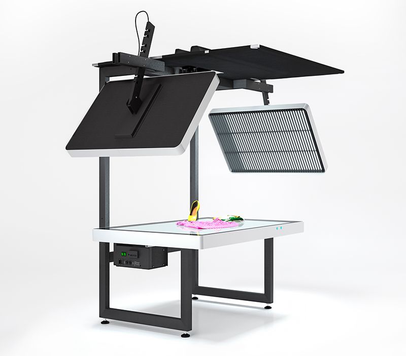 automated Flat-Lay Fotostudio