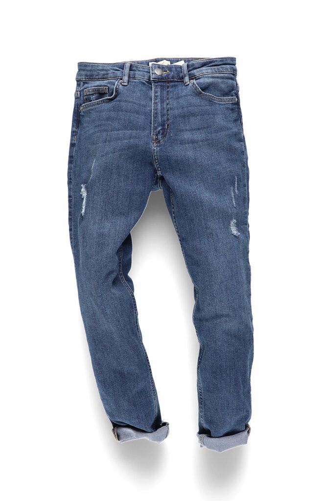 jeans Flat-Lay-Fotografie