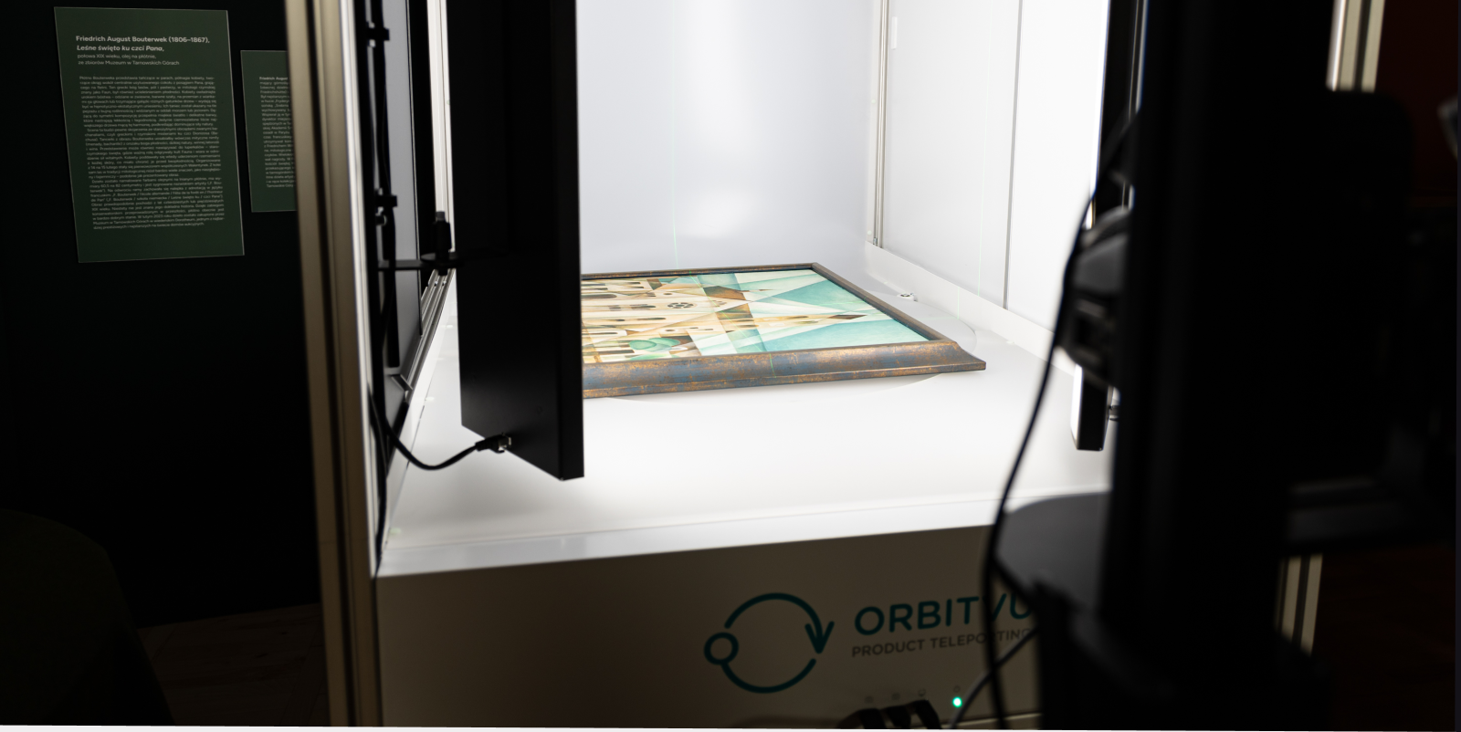 Flat-Lay-Aufnahme eines Museumsgem&auml;ldes im Orbitvu Alphashot XL