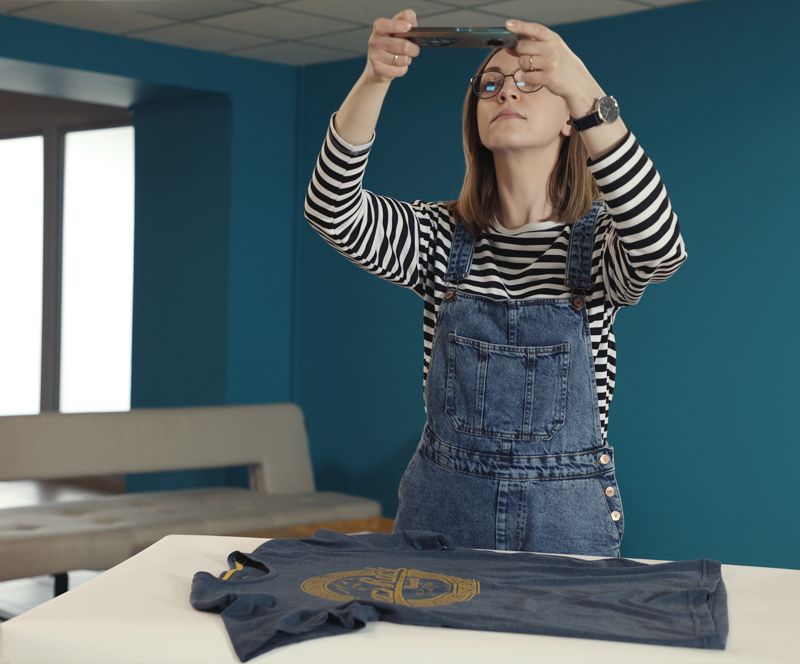 smartphone Flat-Lay-Fotografie